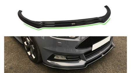 Splitter Ford Focus II STI Facelift przód v.3 Gloss Black