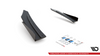 Splitter Mercedes-Benz C C205 C43 Tył Boczne Racing Durability Black-Red + Gloss Flaps