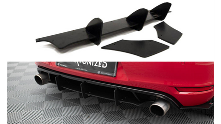 Diffuser Volkswagen Golf VI GTI 35th Rear + Rear Splitter Side