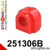 Rear anti roll bar bush