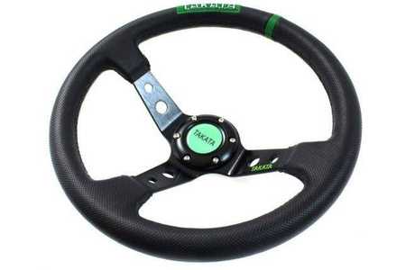 Steering wheel Pro 350mm offset:80mm Takata Leather