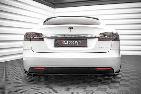 Dokładka Tesla Model S Facelift Tył Gloss Black