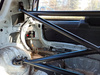 Xbrace b-pillar strut bar Honda CRX 2 Red