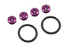 Bumper Trunk Fasteners Quick Release Purple