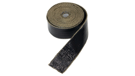 TurboWorks Exhaust heat wrap 50mm x 1mm 10m Titanium + Foil