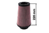 TurboWorks Air Filter H:220mm DIA:101mm Purple