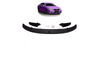 Diffuser BMW 5 F10 F11 Front Bumper Gloss Black