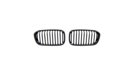 Grill BMW 1 F20 F21 Facelift pojedyncze żeberka Matt Black