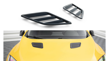 Bonnet Vents Uniwersalne Gloss Black