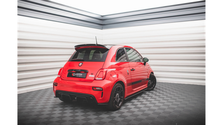 Splitter Fiat 500 Abarth I Facelift Rear Side Gloss Black