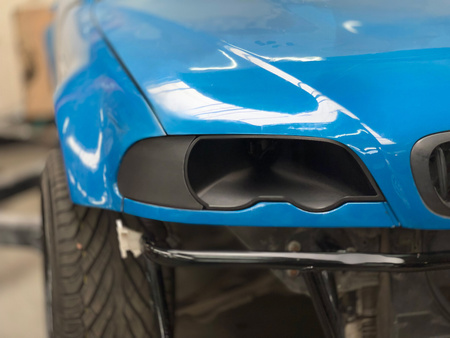 Air Scoop Head Light BMW 3 E46 coupe cabrio passenger side 114mm