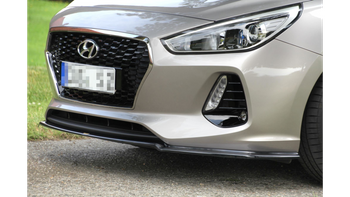 Splitter Hyundai i30 III przód v.1 Gloss Black