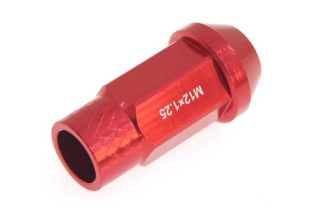 Wheel lug nuts JBR 50mm M12 x1,25 Red