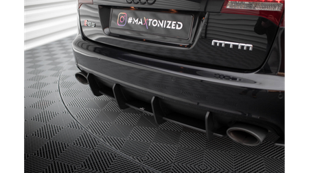 Dyfuzor Audi RS6 C6 Tył Street Pro Black-Red