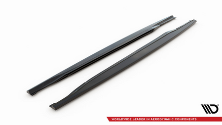 Diffuser Opel Astra J OPC VXR Side Skirts Gloss Black