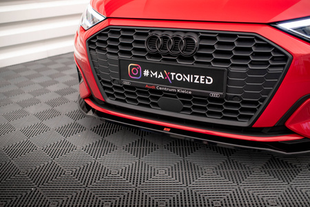 Splitter Audi A3 8Y Front v.2 Gloss Black