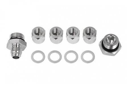 Fuel Pump Manifold 2in1 Silver