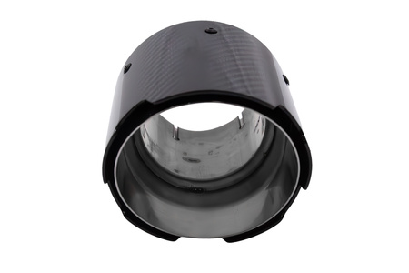 Exhaust Tip 89mm enter 70mm Carbon Gloss