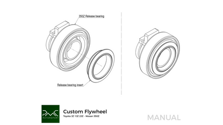 Flywheel Nissan RB - Nissan 350Z Z33 370Z Z34 - 184mm / 7.25" (P)