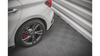 Splitter Audi S3 8Y Rear Side Street Pro Black-Red