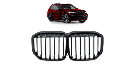 Grill BMW X7 G07 pojedyncze żeberka Gloss Black