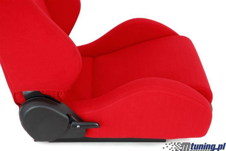 Racing seat DRAGO Velvet Red