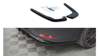 Splitter Seat Leon FR I STV Rear Side Gloss Black