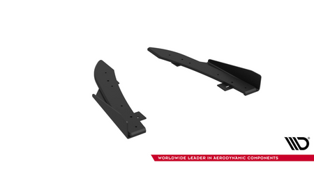 Splitter Audi RS5 F5 Sportback Tył Boczne Street Pro Black + Gloss Flaps