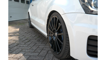 Diffuser Volkswagen Polo V R WRC Side Skirts Gloss Black