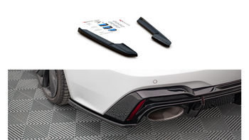 Splitter Audi RS6 RS7 C8 Tył Boczne v.2 Gloss Black