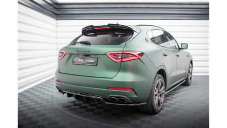 Splitter Maserati Levante I Rear Central with Diffuser Gloss Black