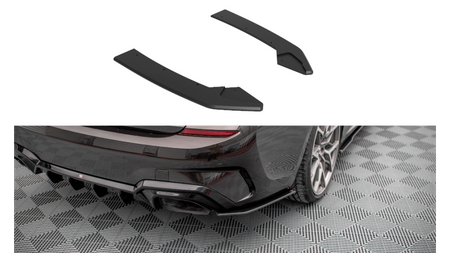 Splitter BMW 3 G20 G21 M-Pack Rear Side Street Pro v.2 Black-Red