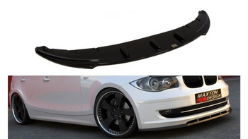 FRONT SPLITTER BMW 1 E81 / E87 (STANDARD FACELIFT MODEL) Gloss Black