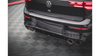 Splitter Volkswagen Golf 8 R Tył Środkowy Gloss Black