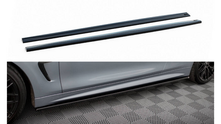 Diffuser BMW 4 F32 F36 F33 M-Pack Side Skirts Gloss Black