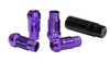 Forged wheel lug nuts SLIDE JDM Steel M12x1.5 Purple ​