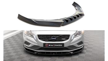 Splitter Volvo S60 II R-Design Front v.1 Gloss Black