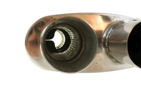 Rear Center Muffler 63,5mm TurboWorks LT 304SS 355mm