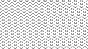 ALU mesh grill Diamond Silver 100*33cm 16*8mm