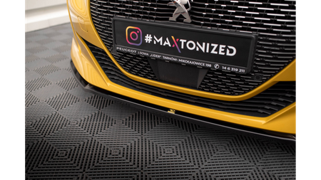 Splitter Peugeot 208 GT II przód v.2 Gloss Black