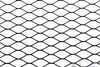 ALU mesh grill Diamond Black 120x20cm 12x7mm