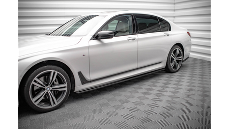 Dokładka BMW 7 G12 M-Pack Progi Gloss Black