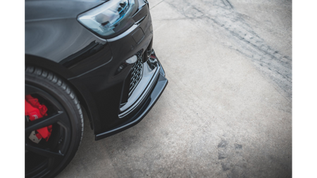 Splitter Audi RS3 8V Facelift Sportback przód v.4 Gloss Black
