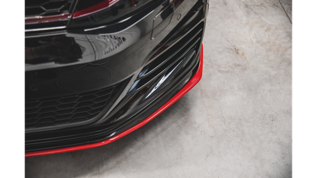 Splitter Volkswagen Golf 7 GTI TCR przód Red