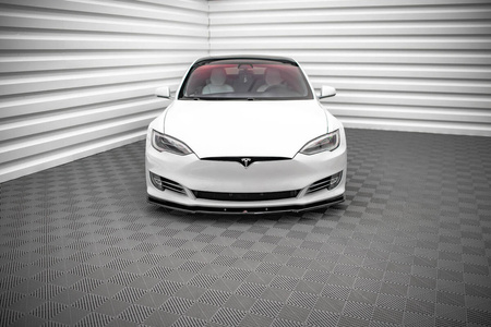 Splitter Tesla Model S Facelift Front v.1 Gloss Black