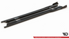 Diffuser Nissan GTR R35 Facelift Side Skirts + Flaps Gloss Black