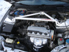 Rozpórka Honda Civic IV CRX 2 3 punktowa przednia górna Red