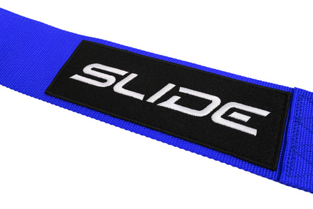 Racing seat belts Slide Quick 5p 3" Blue Approval SFI