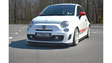 Splitter Fiat 500 Abarth I Front v.2 Gloss Black