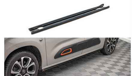 Diffuser Citroen Berlingo III Side Skirts Gloss Black